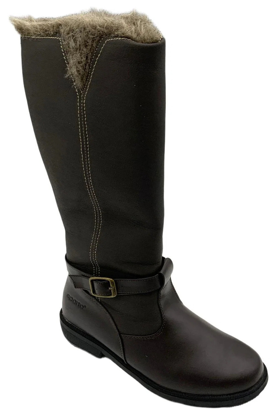 Sporto Women's Sadie Tall Waterproof Riding Boot Brown - Medium